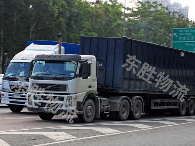 中港大件運輸，大型甲板罐運輸到香港--東勝物流；中港物流,中港專線,中港拖車運輸,深圳到香港物流-深圳東勝物流公司,中港專線物流