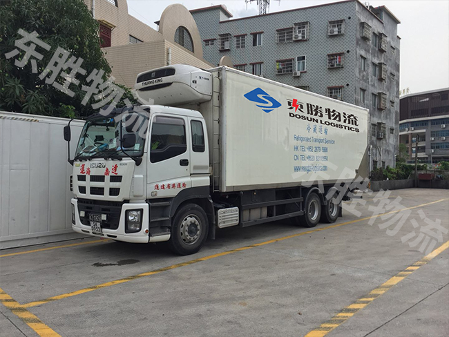 深圳到香港冷鏈物流確保運輸的關鍵——中港冷藏運輸車；中港物流,中港專線,中港拖車運輸,深圳到香港物流-深圳東勝物流公司,中港專線物流