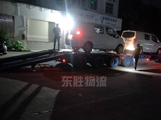 小轎車托運到香港，轎車運輸香港案例圖